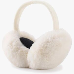 white ear muffs ❅